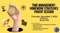 Time Management Flyer